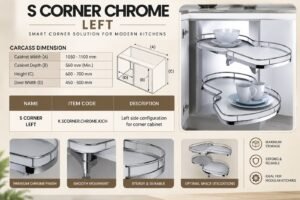 S Corner Chrome - Left