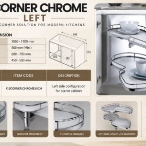 S Corner Chrome - Left