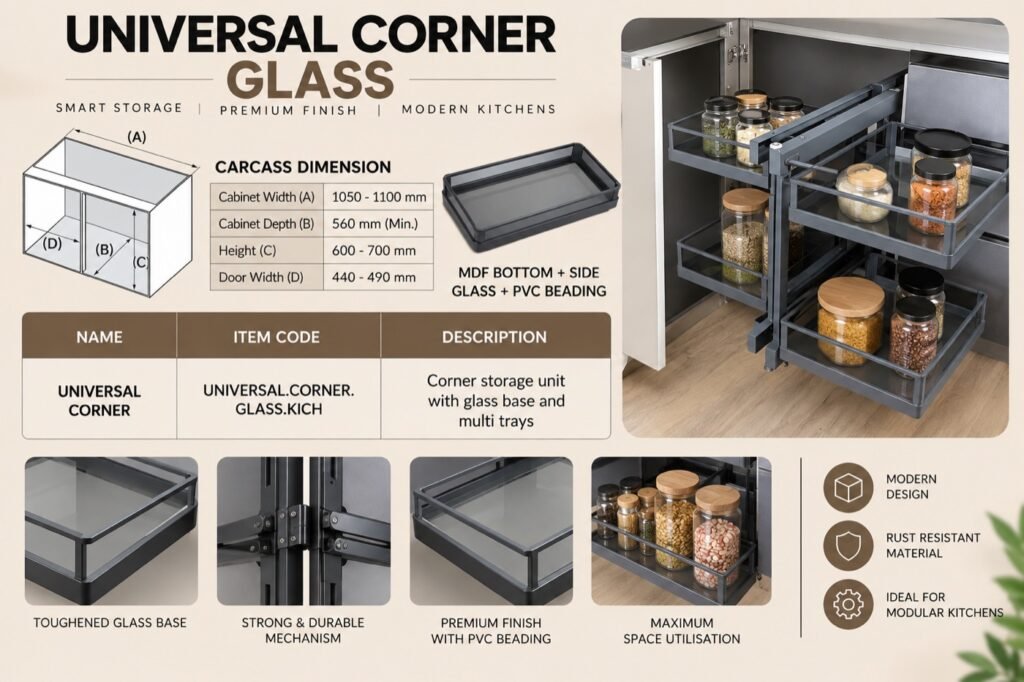 Universal Corner - Glass