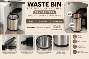 Waste Bin - SS 14 Litres